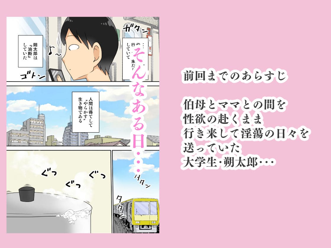 陰キャの甥と伯母とママと3P サンプル画像 伯母との密会