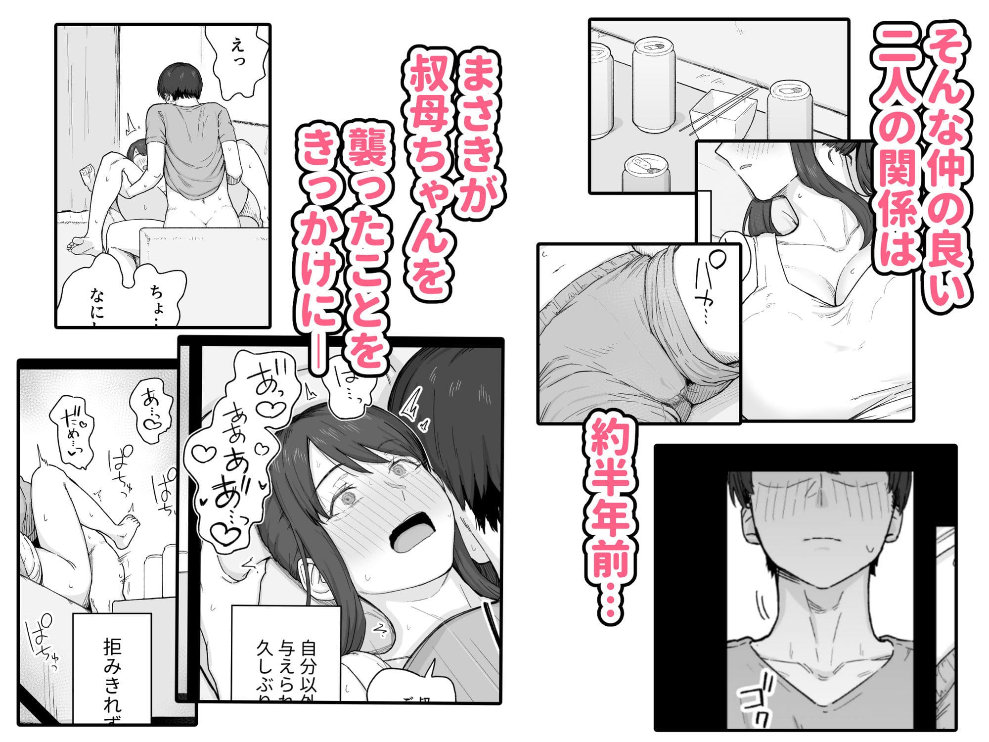夕飯のあとは叔母ちゃんと エロ漫画