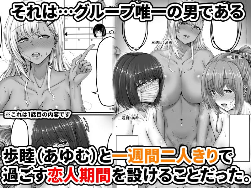 幼なじみハーレムから始まる恋人性活 エロ漫画
